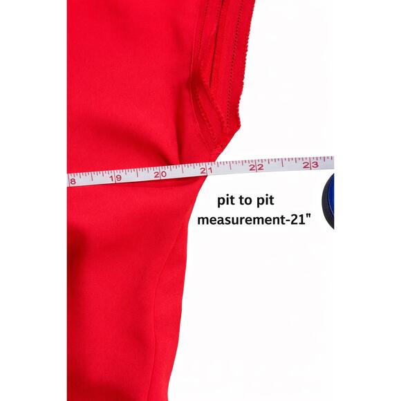 Banana Republic Hot Pink Scoop Neck Blouse – Size Medium Flowy - Picture 6 of 7